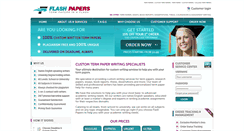 Desktop Screenshot of flashpapers.com